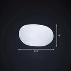 LED White Stone Shaped Landscape Light for Lawn Decor