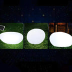 LED White Stone Shaped Landscape Light for Lawn Decor