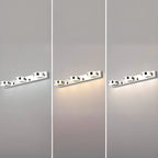 Modern Mini Silver LED Vanity Light for Bathroom Decor