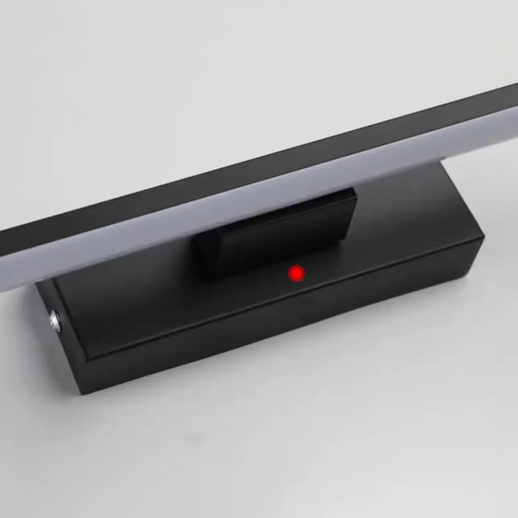 Rotatable Simple Black Linear Mini Wall Sconce Dimmable