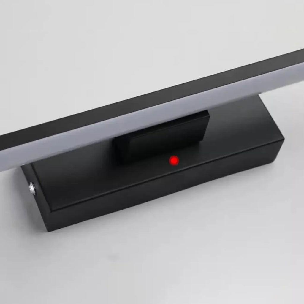 Rotatable Simple Black Linear Mini Wall Sconce Dimmable
