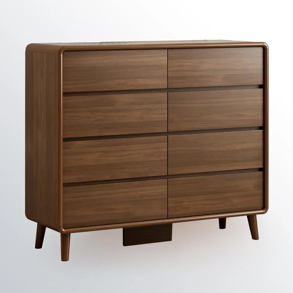 Modish Accent Cabinet for Living Room with Multiple Drawers