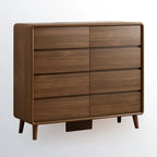 Modish Accent Cabinet for Living Room with Multiple Drawers