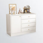 Modern Rectangular Wooden Storage Cabinet in Freestanding