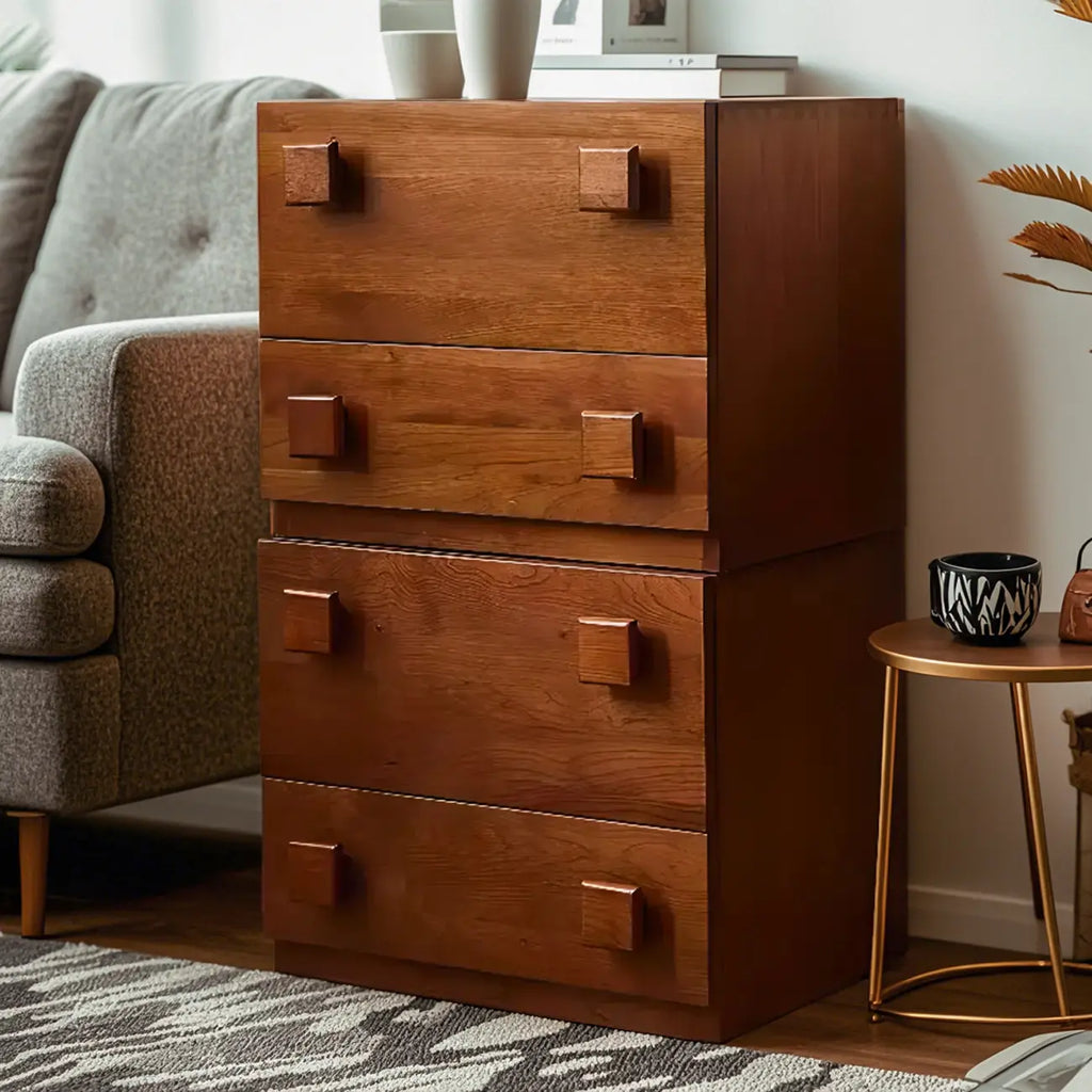 Modern Wooden Matte Black Storage Cabinet for Bathroom