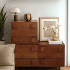 Modern Wooden Matte Black Storage Cabinet for Bathroom