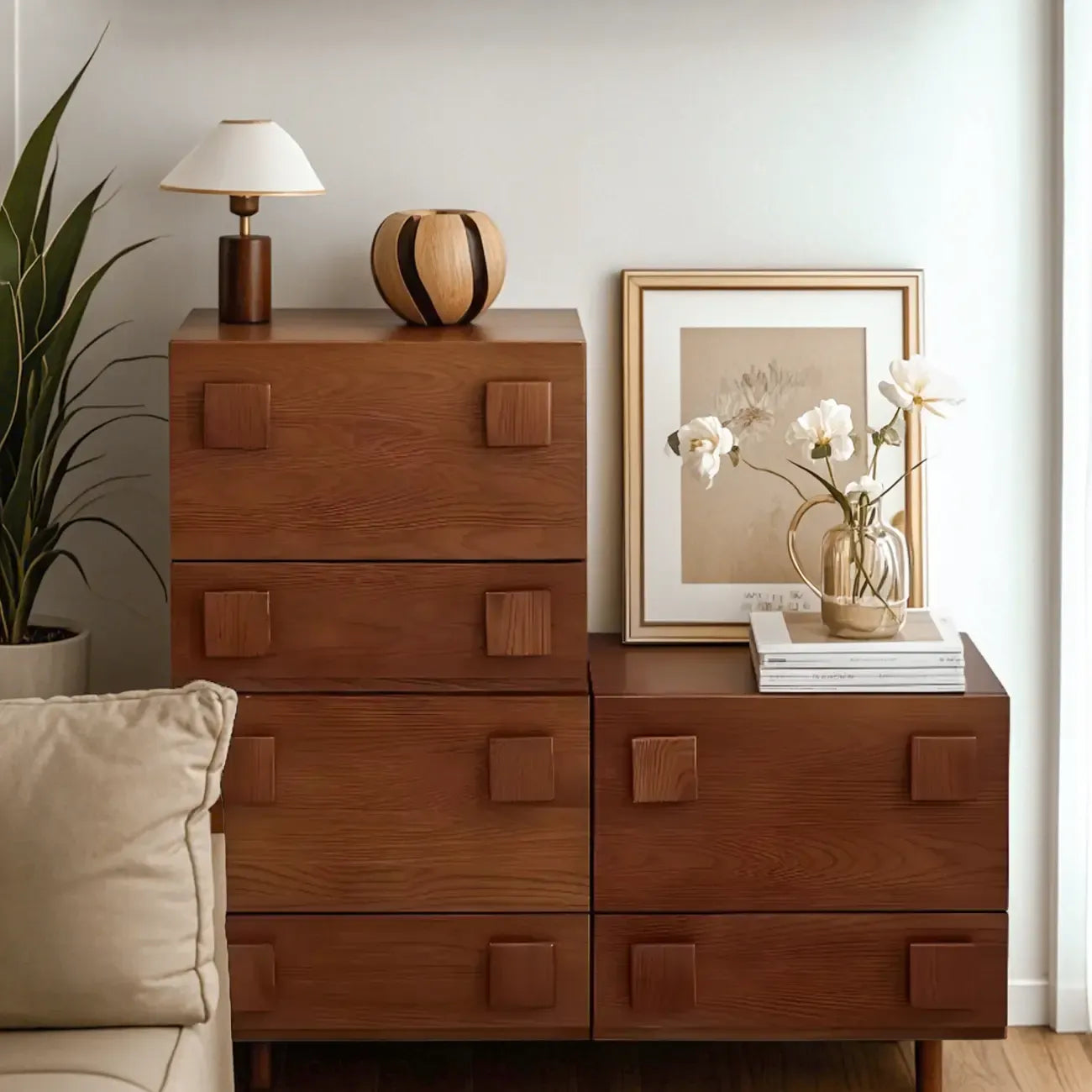 Modern Wooden Matte Black Storage Cabinet for Bathroom