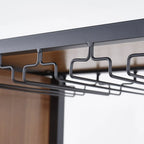 Freestanding Industrial Metal Eco-Board Floor Wine Rack Cabinet