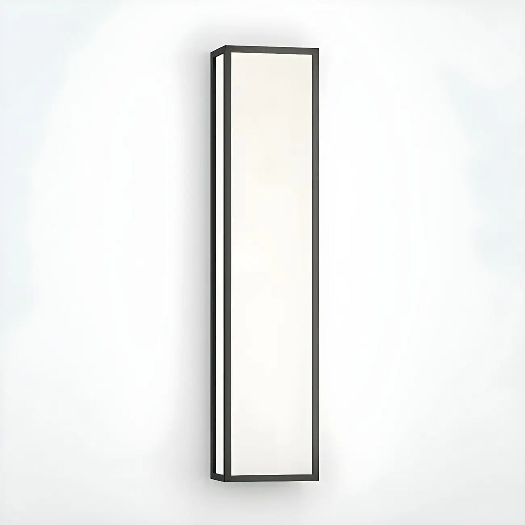 Modern Metal Black Rectangle Wall Light for Outdoor