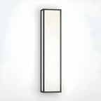 Modern Metal Black Rectangle Wall Light for Outdoor