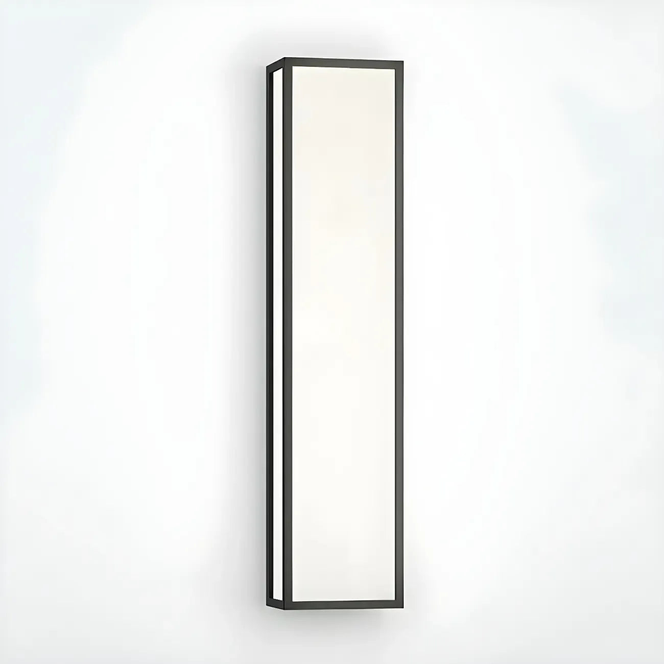 Modern Metal Black Rectangle Wall Light for Outdoor