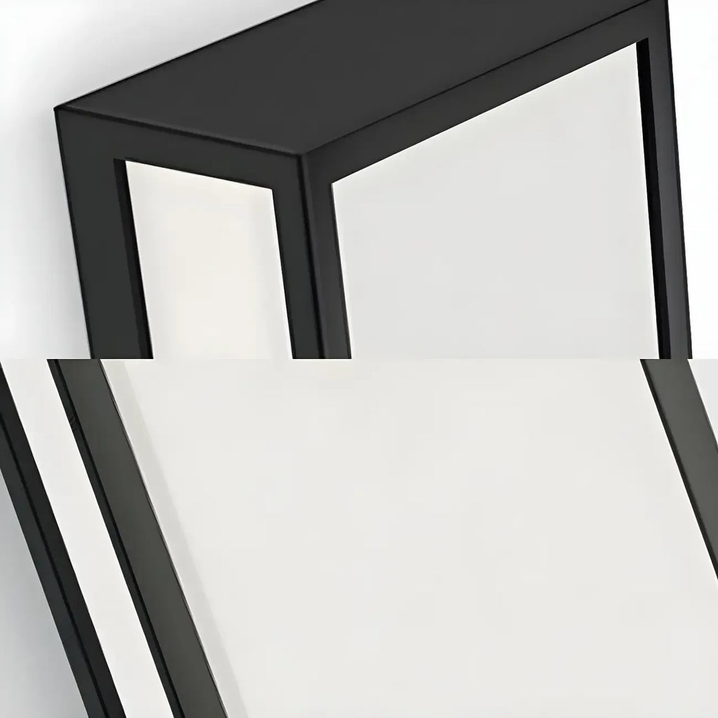 Modern Metal Black Rectangle Wall Light for Outdoor