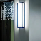 Modern Metal Black Rectangle Wall Light for Outdoor