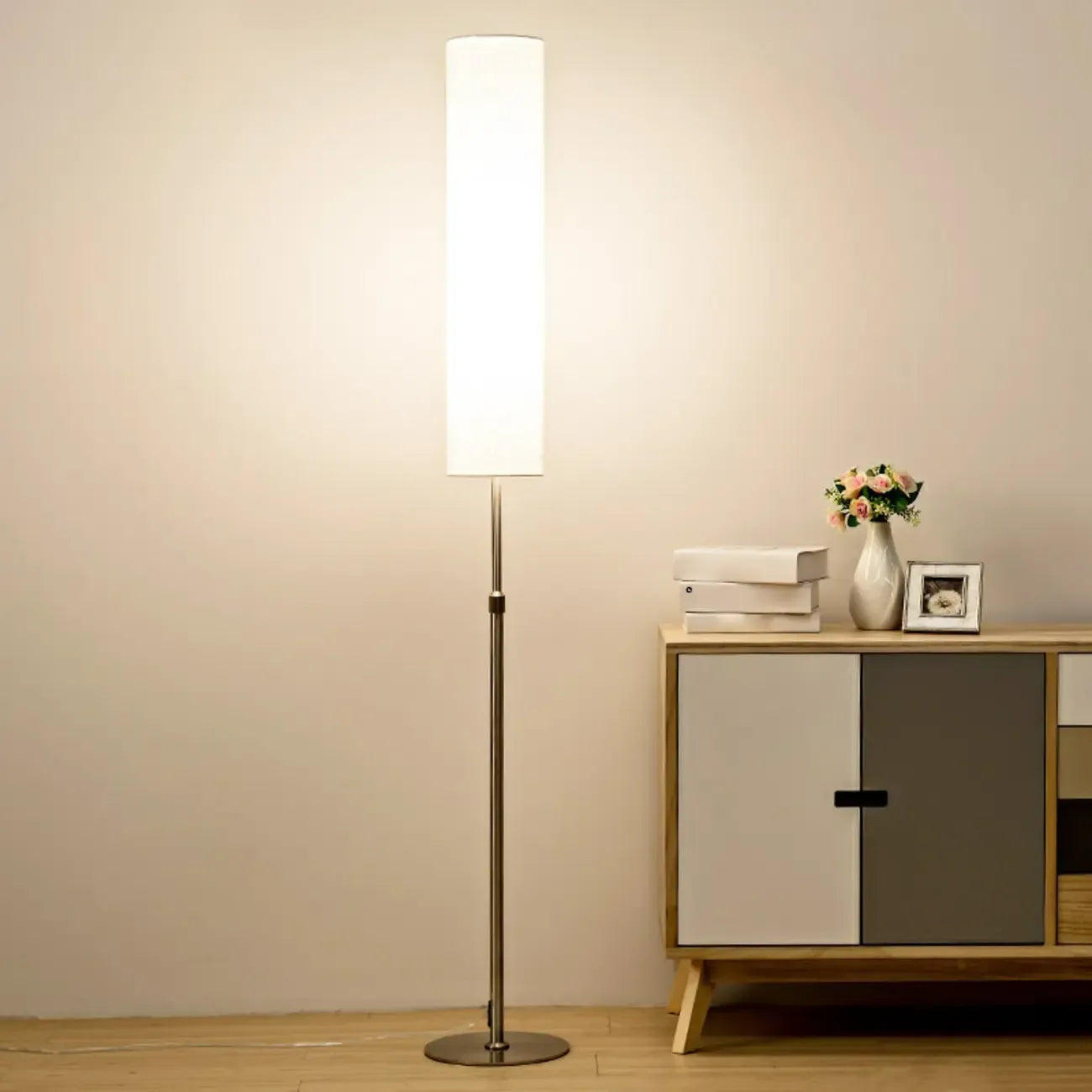 HomeyFad 73Standing Metal LED Floor Lamps for Living Room Lighting
