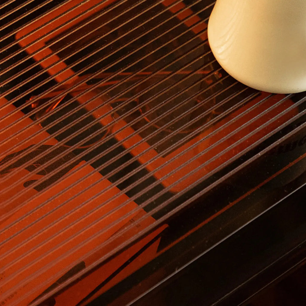 Modern Small Acrylic Nightstand with Drawer