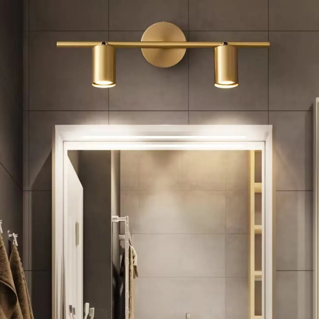 Minimalist Adjustable LED Cylinder Vanity Light Fixtures