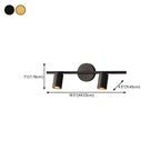 Minimalist Adjustable LED Cylinder Vanity Light Fixtures