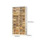 Glam White Plastic Stackable Shoe Organizer for Closet