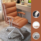 Modern Leather Adjustable Swivel Office Desk Chair