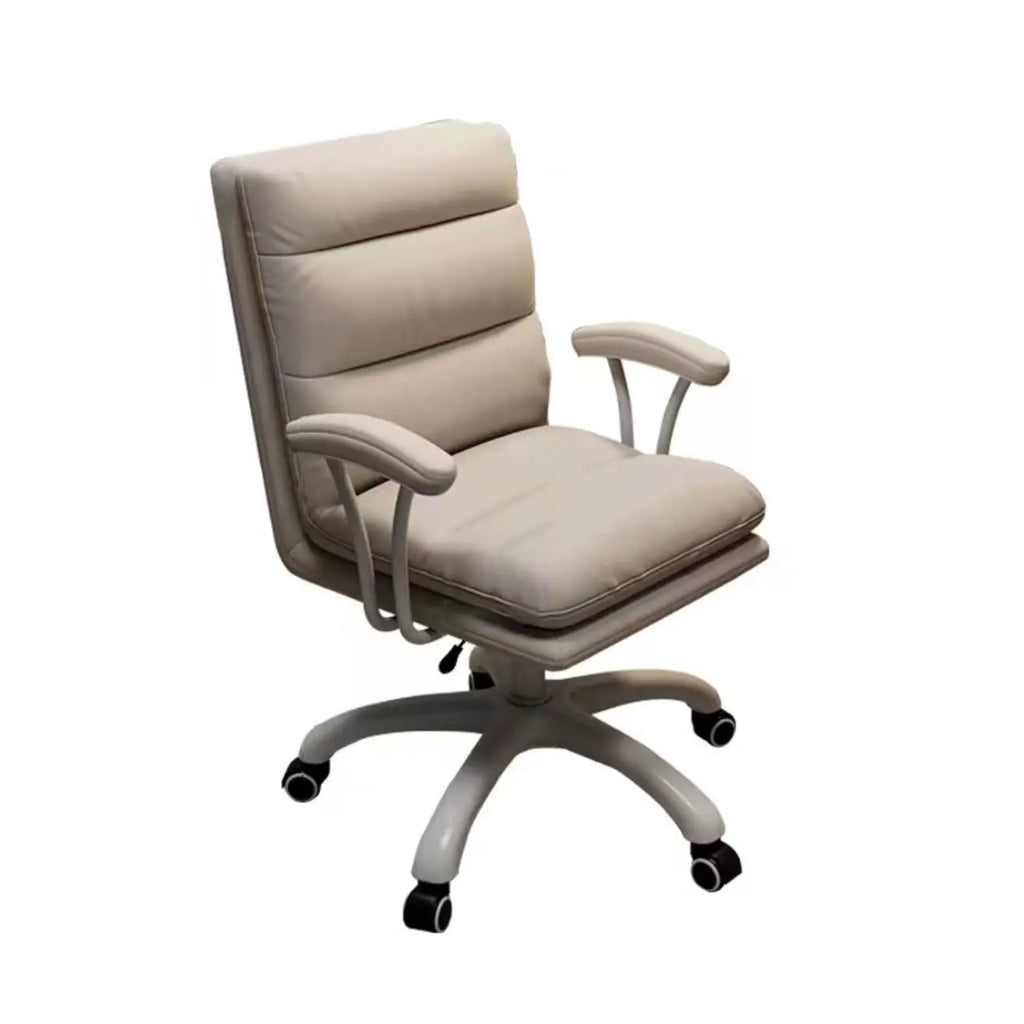 Modern Leather Adjustable Swivel Office Desk Chair