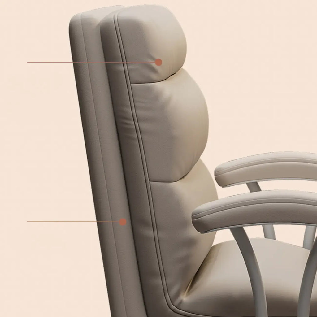 Modern Leather Adjustable Swivel Office Desk Chair