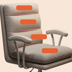 Modern Leather Adjustable Swivel Office Desk Chair