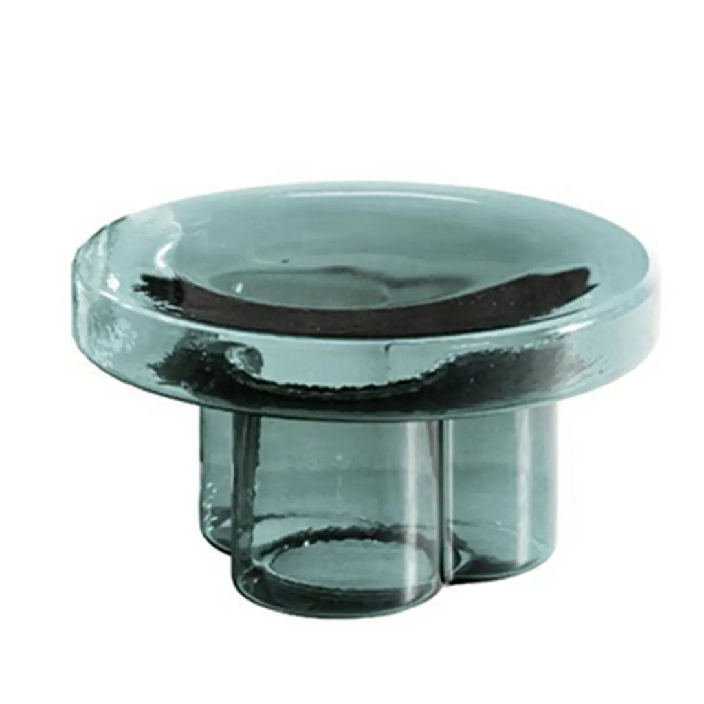 Stylish Glass Round Accent Side Table for Living Room
