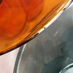 Stylish Glass Round Accent Side Table for Living Room