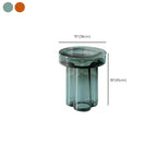 Stylish Glass Round Accent Side Table for Living Room