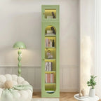 Modern White Wooden Adjustable Shelf Storage Display Cabinet