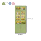 Modern White Wooden Adjustable Shelf Storage Display Cabinet