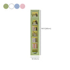 Modern White Wooden Adjustable Shelf Storage Display Cabinet