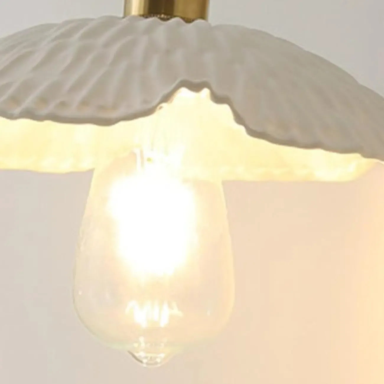 Vintage Brass Wall Light with Ceramics Shade for Bedroom