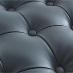 Upholstered Grey Flip-Up Top Shoe Bench for Entryway