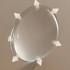 Charging Port Cube LED Wall Sconce with Touch & Warm Light