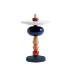 Colorful Round Fiberglass Stacked Accent Table