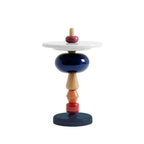 Colorful Round Fiberglass Stacked Accent Table