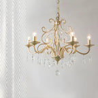 Exiquisite Champagne Crystal Candlebra Chandelier