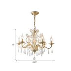 Exiquisite Champagne Crystal Candlebra Chandelier
