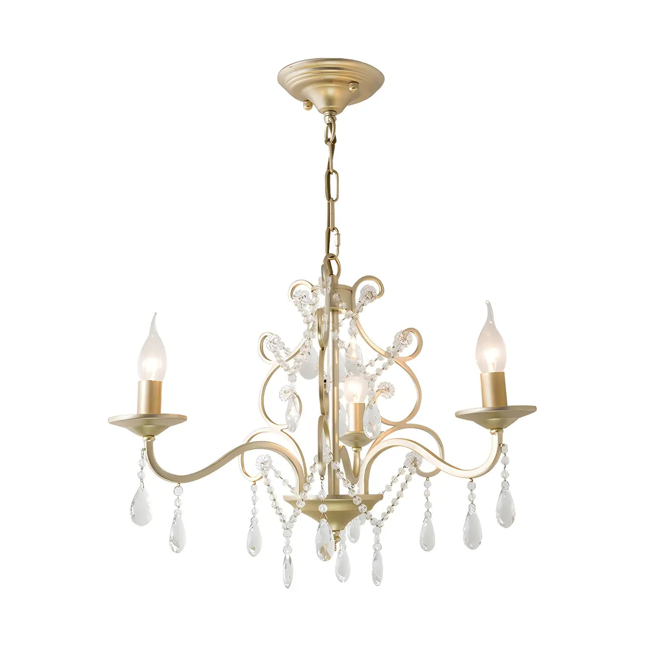 Exiquisite Champagne Crystal Candlebra Chandelier