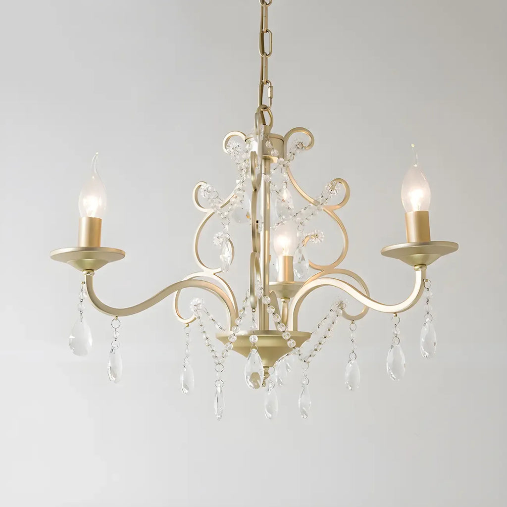 Exiquisite Champagne Crystal Candlebra Chandelier