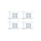 Pine Wooden Wall-Mounted Display Open Wine Bottle & Glass Rack