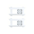 Pine Wooden Wall-Mounted Display Open Wine Bottle & Glass Rack