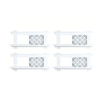 Pine Wooden Wall-Mounted Display Open Wine Bottle & Glass Rack