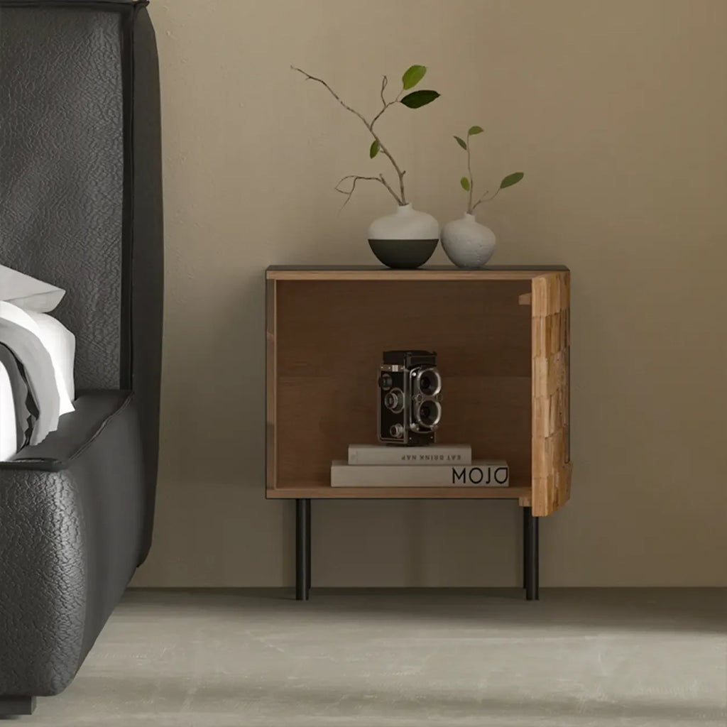 Mid-century Modern Wood Nightstand