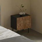Mid-century Modern Wood Nightstand