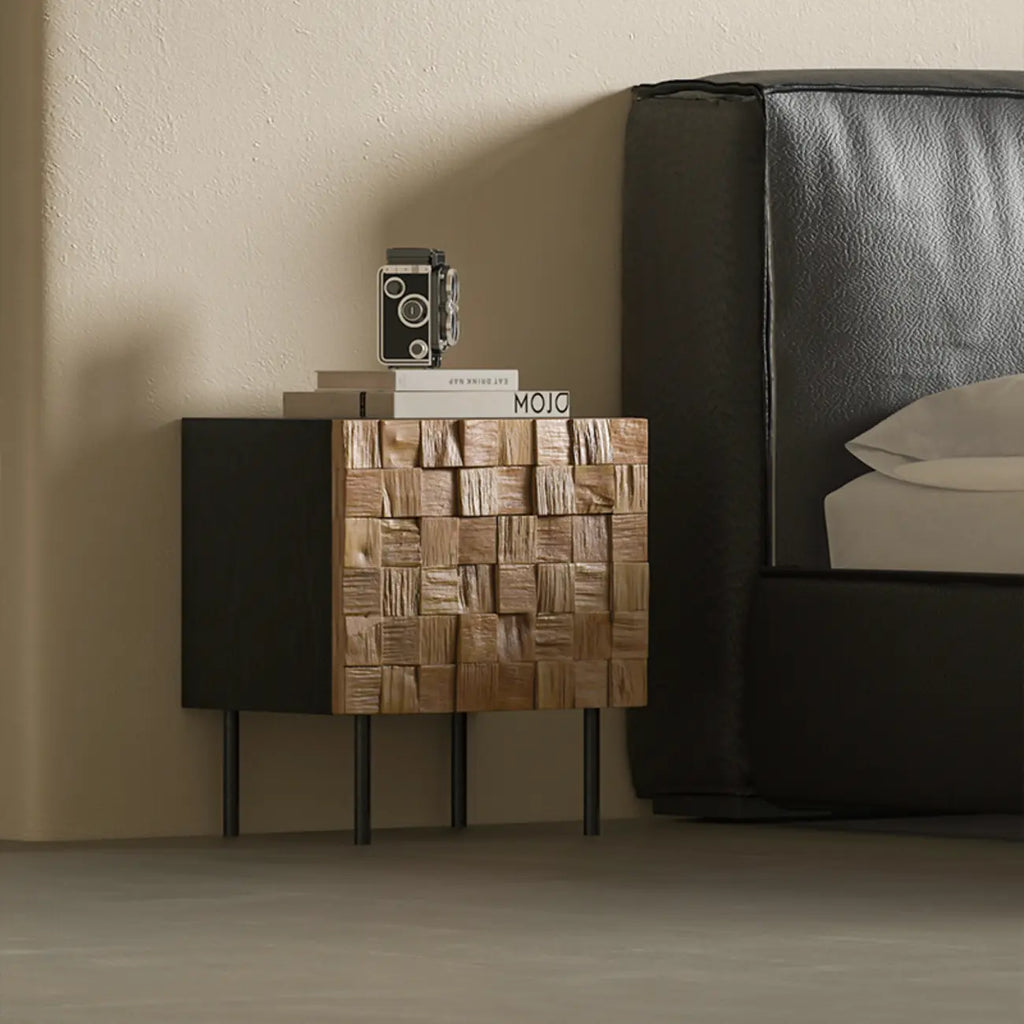 Mid-century Modern Wood Nightstand
