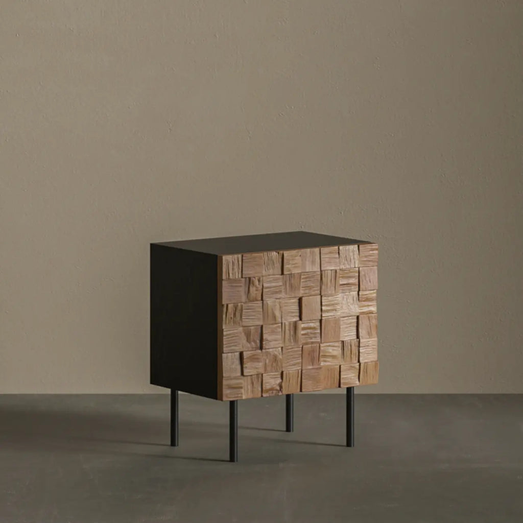 Mid-century Modern Wood Nightstand