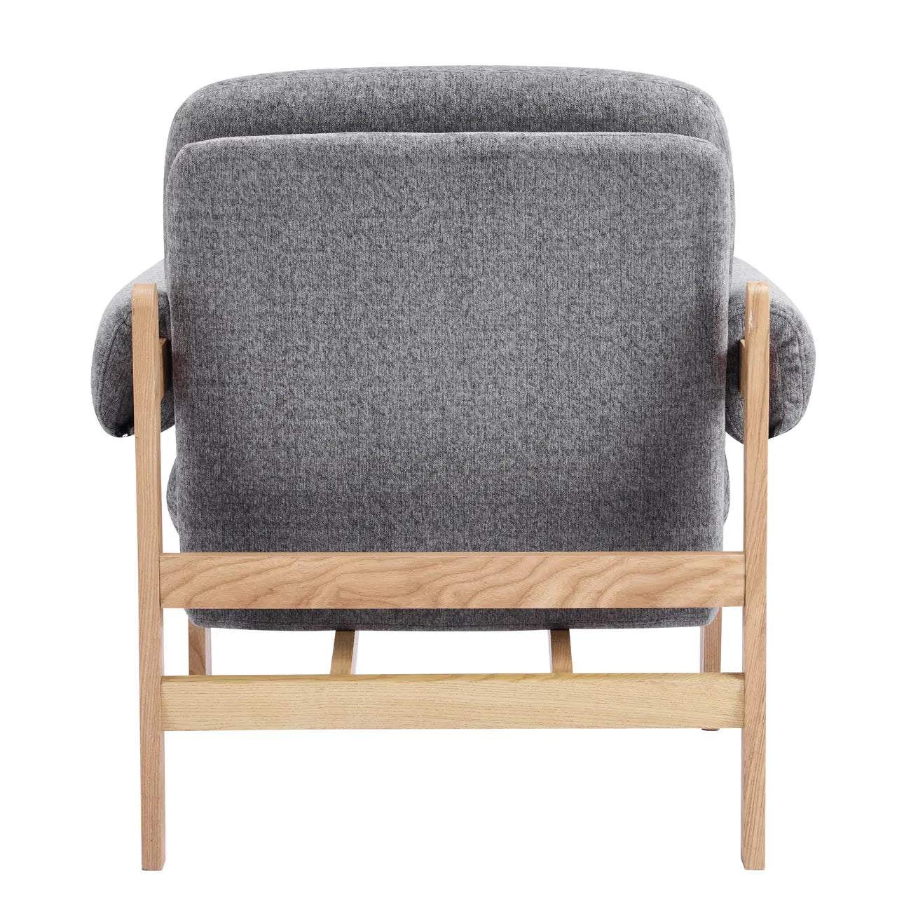 Contemporary Adjustable Gray Chenille Upholstered Accent Chair