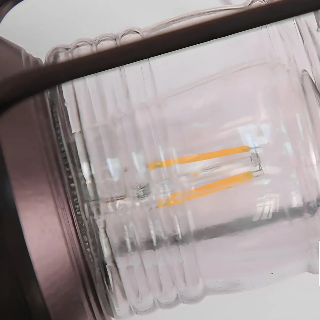 Small Size Outdoor Wall Light Industrial Metal Black Lantern